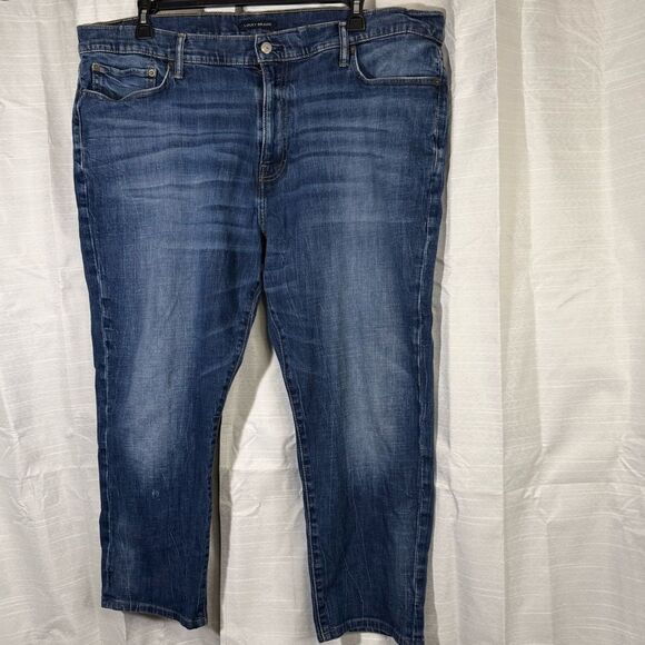 Lucky Brand style 410 athletic straight leg Stretch size 42 x 30 Jeans - Picture 1 of 13